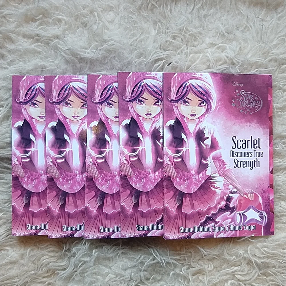Disney Star Darlings Scarlet Discovers True Strength 5 Book Lot Club Party Favor